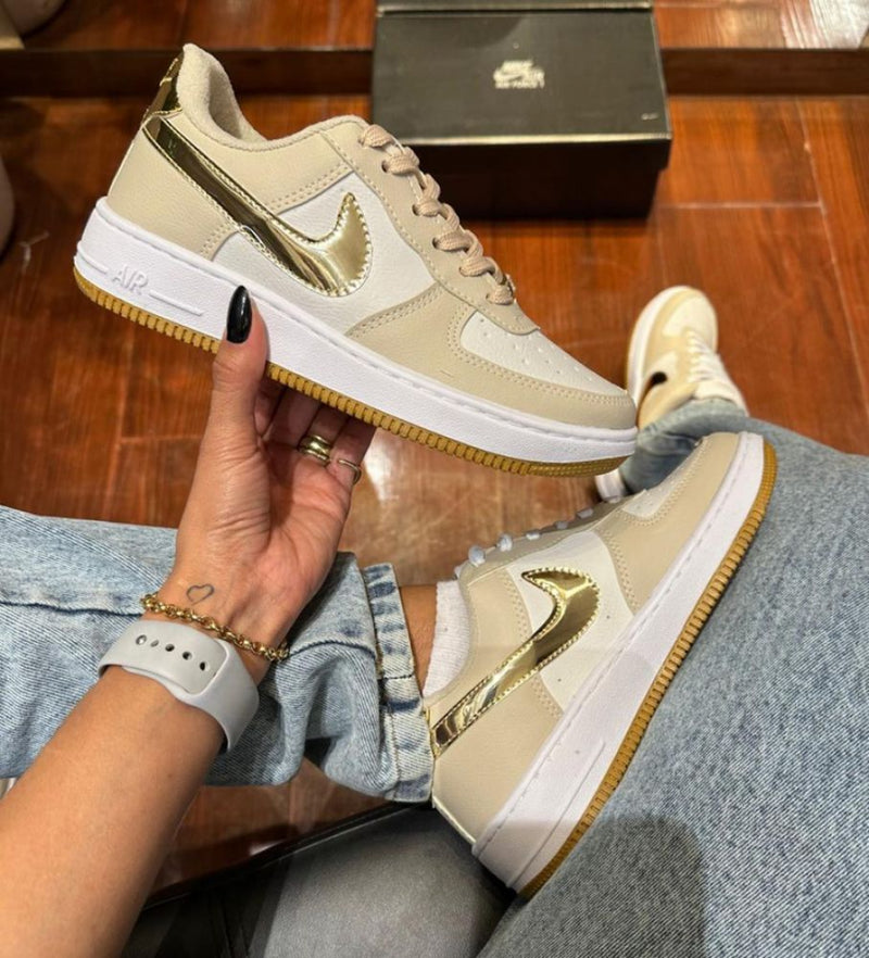 NK Air Force 1 Metallic Gold